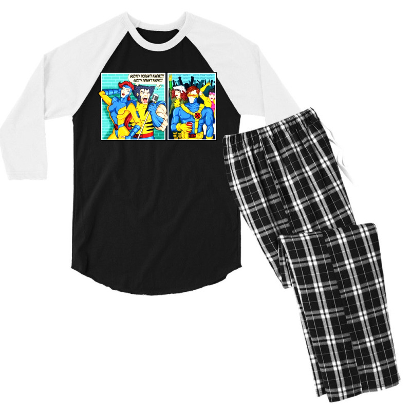 Clueless Scotty Men's 3/4 Sleeve Pajama Set | Artistshot