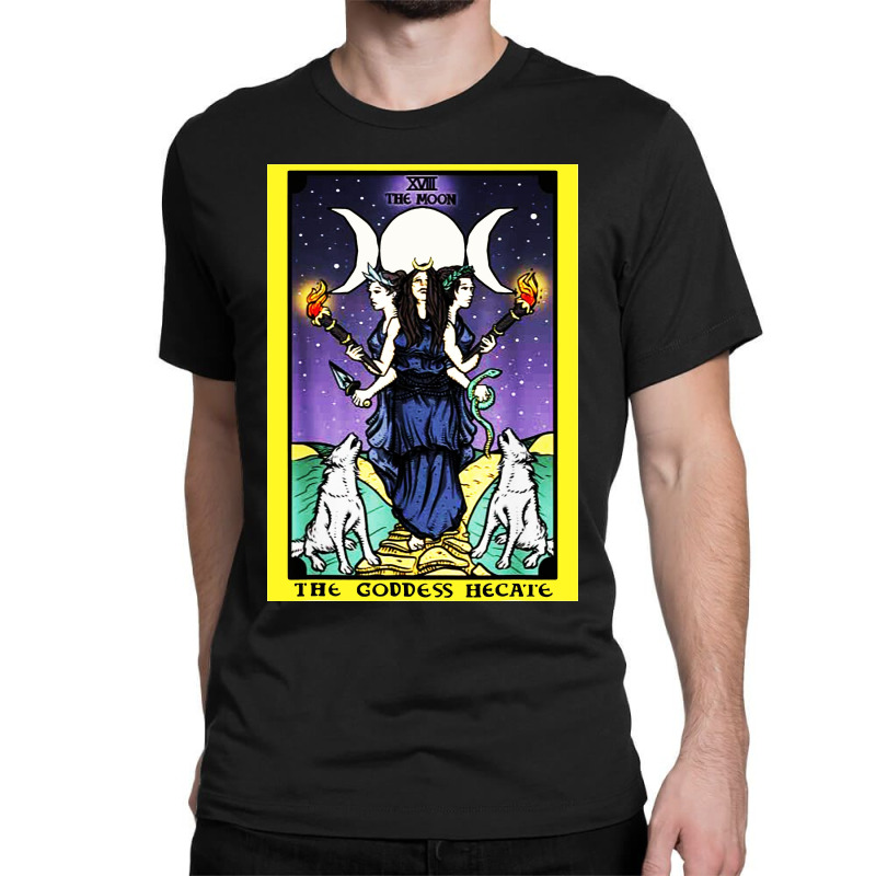 The Goddess Hecate Tarot Card Classic T-shirt by Suettan | Artistshot