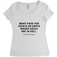 Martin Luther Quote Women's Triblend Scoop T-shirt | Artistshot