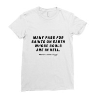 Martin Luther Quote Ladies Fitted T-shirt | Artistshot