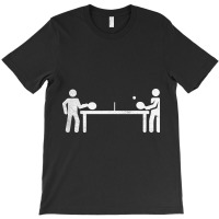 Table Tennis Game Stickman Funny Ping Pong Lover Player Gift T Shirt T-shirt | Artistshot