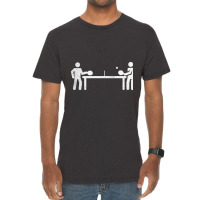 Table Tennis Game Stickman Funny Ping Pong Lover Player Gift T Shirt Vintage T-shirt | Artistshot