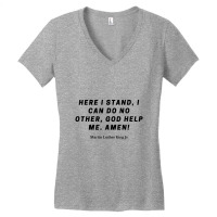 Martin Luther Quote Women's V-neck T-shirt | Artistshot