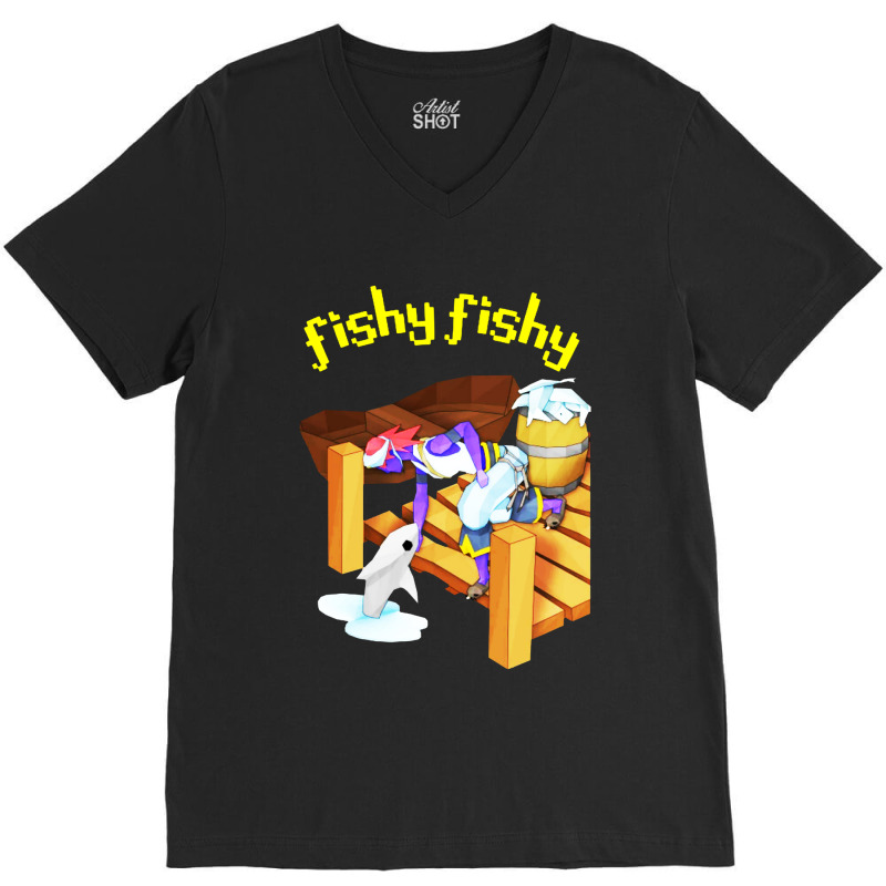 Fishy Fishy! Crewneck V-neck Tee | Artistshot