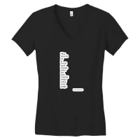 Everything Is Absolutely Completely Totally Under Control 51189663 Women's V-neck T-shirt | Artistshot