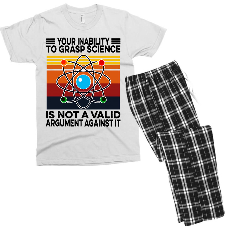 Your Inability To Grasp Science Men's T-shirt Pajama Set by noadlex1212 | Artistshot