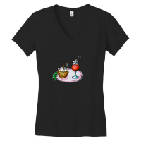 Summer Cocktail Women's V-neck T-shirt | Artistshot