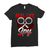 Real Life Spy Investigation Investigator Private Detective T Shirt Ladies Fitted T-shirt | Artistshot