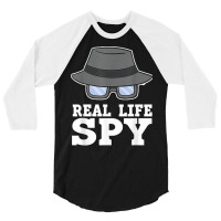 Real Life Spy Investigation Private Detective Investigator T Shirt 3/4 Sleeve Shirt | Artistshot