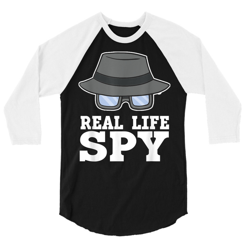 Real Life Spy Investigation Private Detective Investigator T Shirt 3/4 Sleeve Shirt by ReagerAero | Artistshot