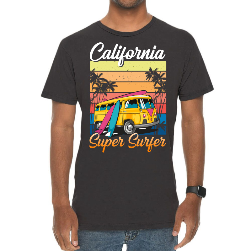 Summer Design - California Super Surfer Vintage T-Shirt by vasu4christ | Artistshot