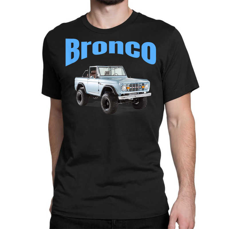 Men's Classic Ford Bronco T Shirt Original 4x4 Truck 