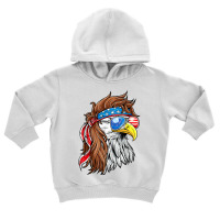 American Flag 4th Of July Patriotic Bald Eagle Mullet Usa T Shirt Toddler Hoodie | Artistshot