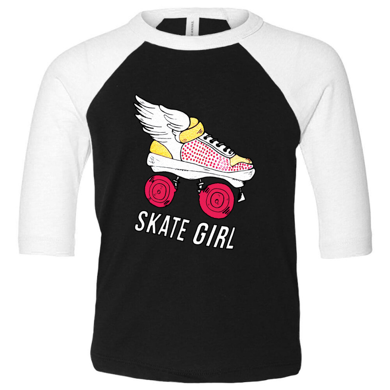 Skate Pop Art Sport Toddler 3/4 Sleeve Tee by zig street | Artistshot