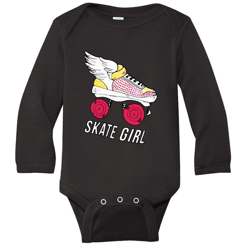 Skate Pop Art Sport Long Sleeve Baby Bodysuit by zig street | Artistshot