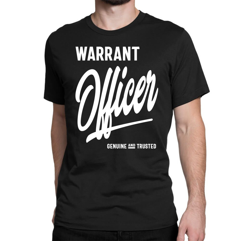 Warrant Officer Gift Funny Job Title Profession Birthday Idea Classic T-shirt by cidolopez | Artistshot