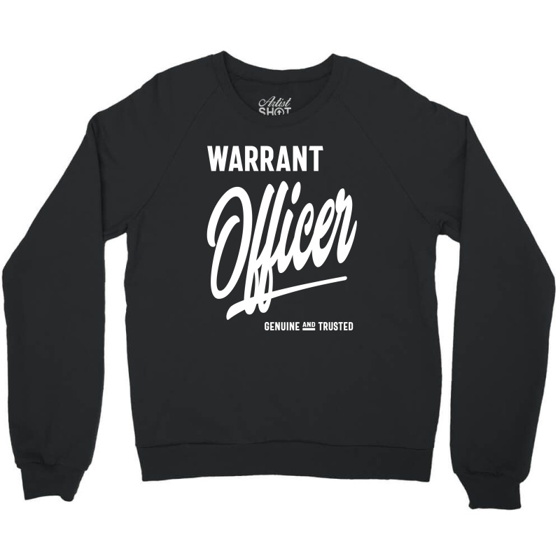 Warrant Officer Gift Funny Job Title Profession Birthday Idea Crewneck Sweatshirt by cidolopez | Artistshot