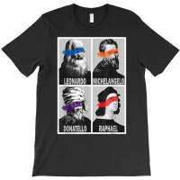 Renaissance Ninja Artists Poster Style Pop Art T Shirt T-shirt | Artistshot