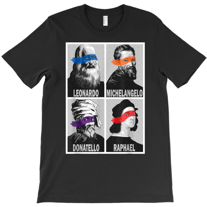 Renaissance Ninja Artists Poster Style Pop Art T Shirt T-Shirt by ReagerAero | Artistshot