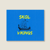 Skol Vikings Minnesota Shirt Landscape Canvas Print | Artistshot