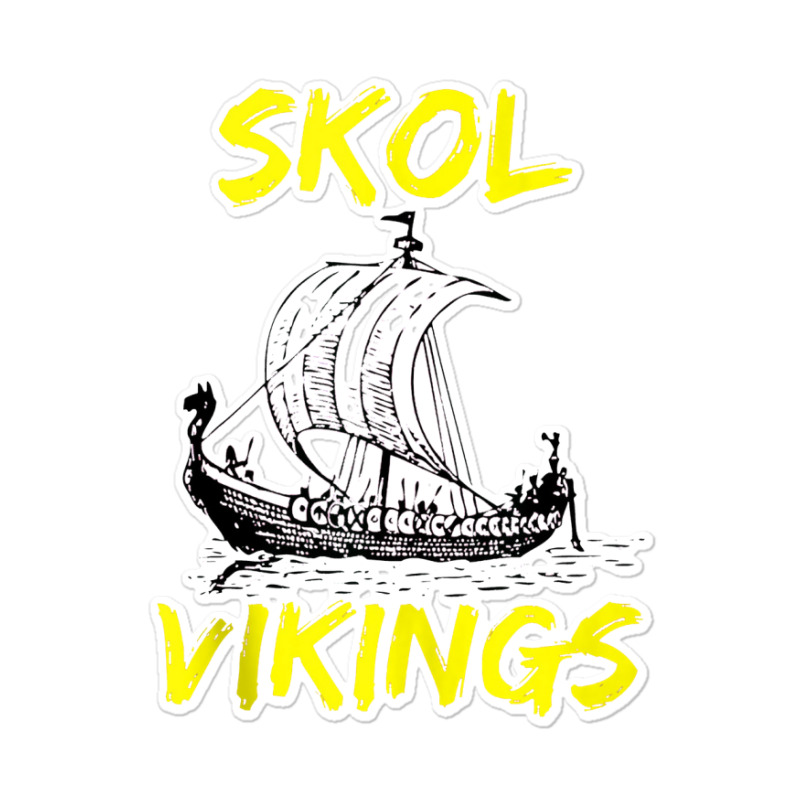 Skol Vikings Minnesota Shirt Sticker | Artistshot