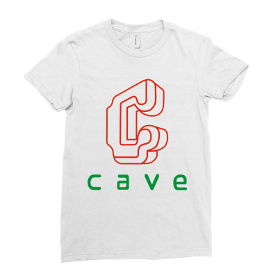 Cave Ladies Fitted T-shirt Designed By Best Seller Apparel