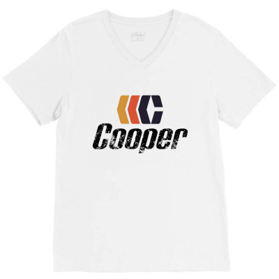Cooper Vintage V-neck Tee Designed By Best Seller Apparel