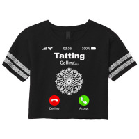 Tatting Calling Funny Lacemaking Tatting T Shirt Scorecard Crop Tee | Artistshot