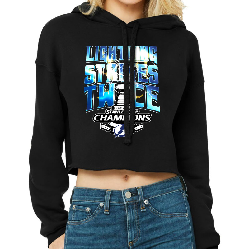 Lightning Strikes Twice Cropped Hoodie by JetBro | Artistshot