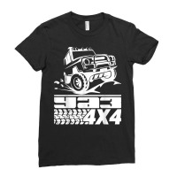 Uaz Offroad 4x4 4wd Utility Vehicle Russia Ussr T Shirt Ladies Fitted T-shirt | Artistshot