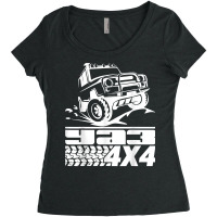 Uaz Offroad 4x4 4wd Utility Vehicle Russia Ussr T Shirt Women's Triblend Scoop T-shirt | Artistshot