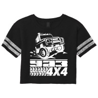 Uaz Offroad 4x4 4wd Utility Vehicle Russia Ussr T Shirt Scorecard Crop Tee | Artistshot