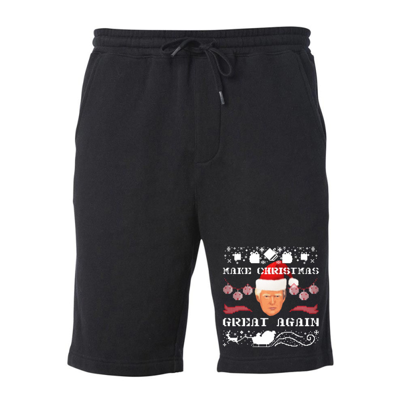 Make Christams Great Agaian Trump Gift For Trump Fleece Short | Artistshot