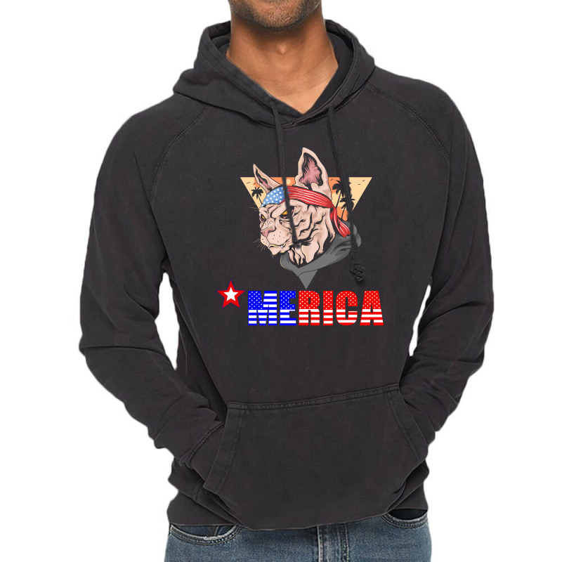 Merica Yorkie Vintage Hoodie by CUSER2397 | Artistshot