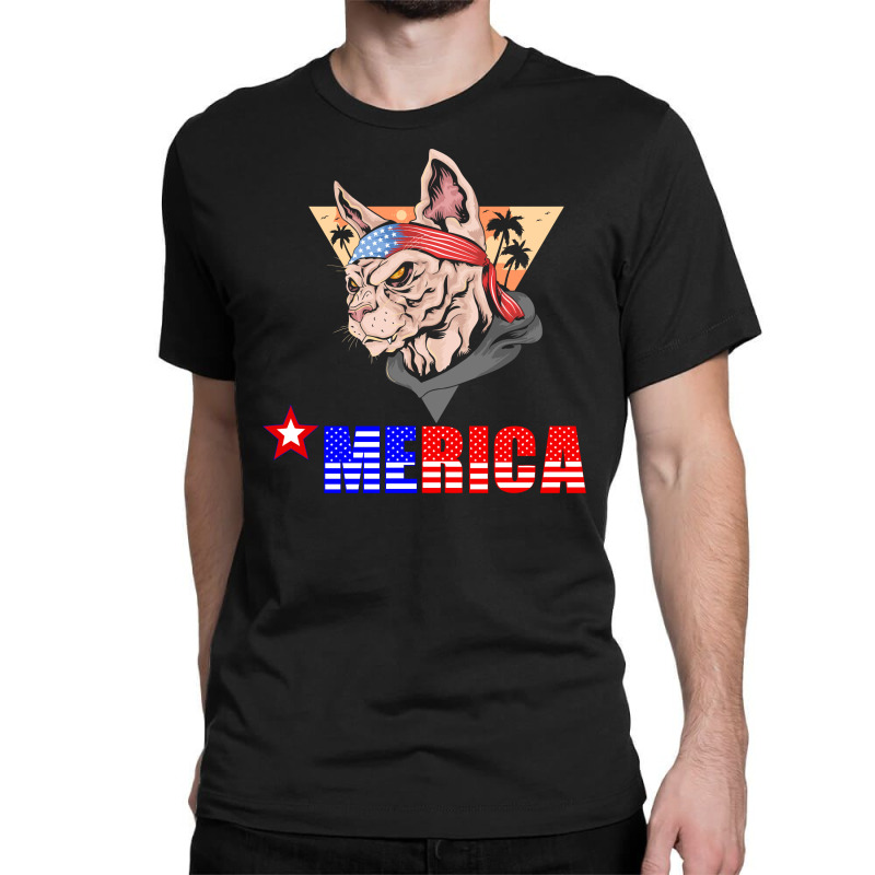 Merica Yorkie Classic T-shirt by CUSER2397 | Artistshot