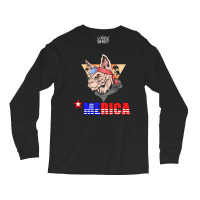 Merica Yorkie Long Sleeve Shirts | Artistshot