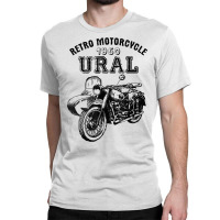 Retro Motorcycle Ural T Shirt   Vintage Sidecar Motorbike Classic T-shirt | Artistshot