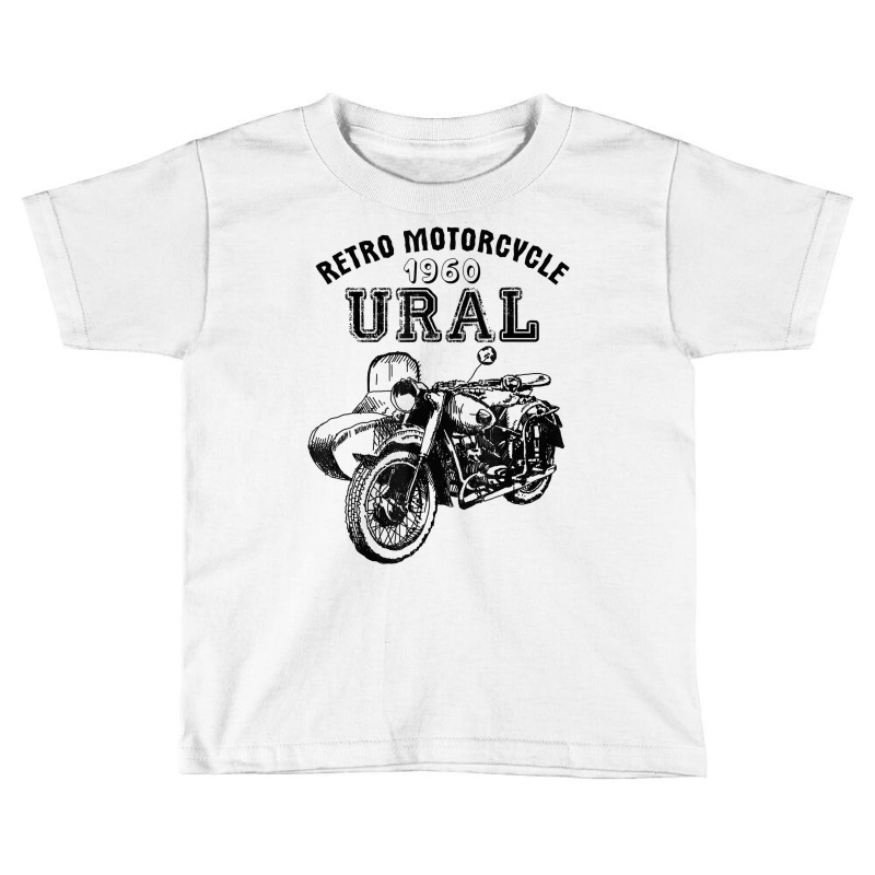 Retro Motorcycle Ural T Shirt   Vintage Sidecar Motorbike Toddler T-shirt by ReagerAero | Artistshot