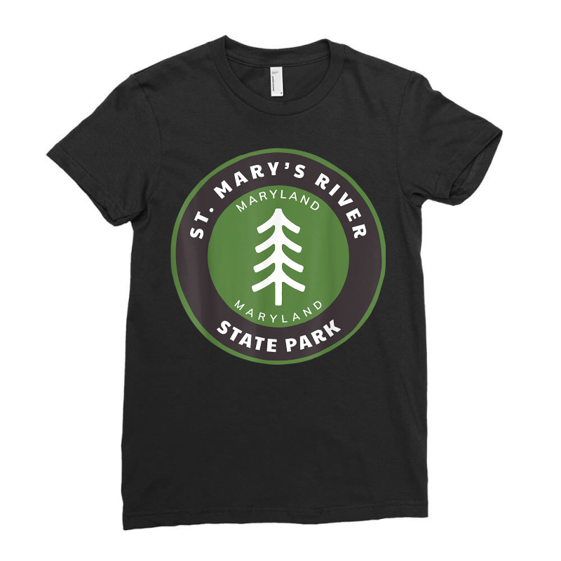 Saint Mary's River State Park Maryland Md Forest Vacation T Shirt Ladies Fitted T-Shirt by ReagerAero | Artistshot