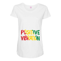 Positive Vibration Vibes Rasta Reggae Jamaica Tank Top Maternity Scoop Neck T-shirt | Artistshot