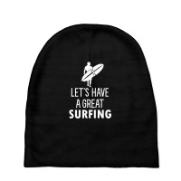 Funny Surfing Baby Beanies | Artistshot