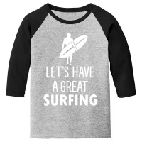 Funny Surfing Youth 3/4 Sleeve | Artistshot