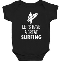 Funny Surfing Baby Bodysuit | Artistshot