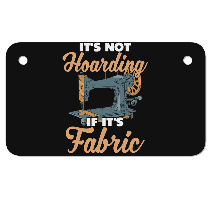 Sewing Dressmaker Fashion Designer Crafting Fabrics Machine Quilting 5 Motorcycle License Plate | Artistshot