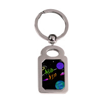 Space Sour Deals Silver Rectangle Keychain | Artistshot