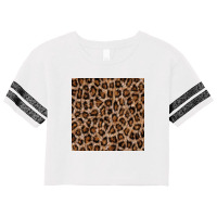 Leopard Skin Texture Pattern Scorecard Crop Tee | Artistshot