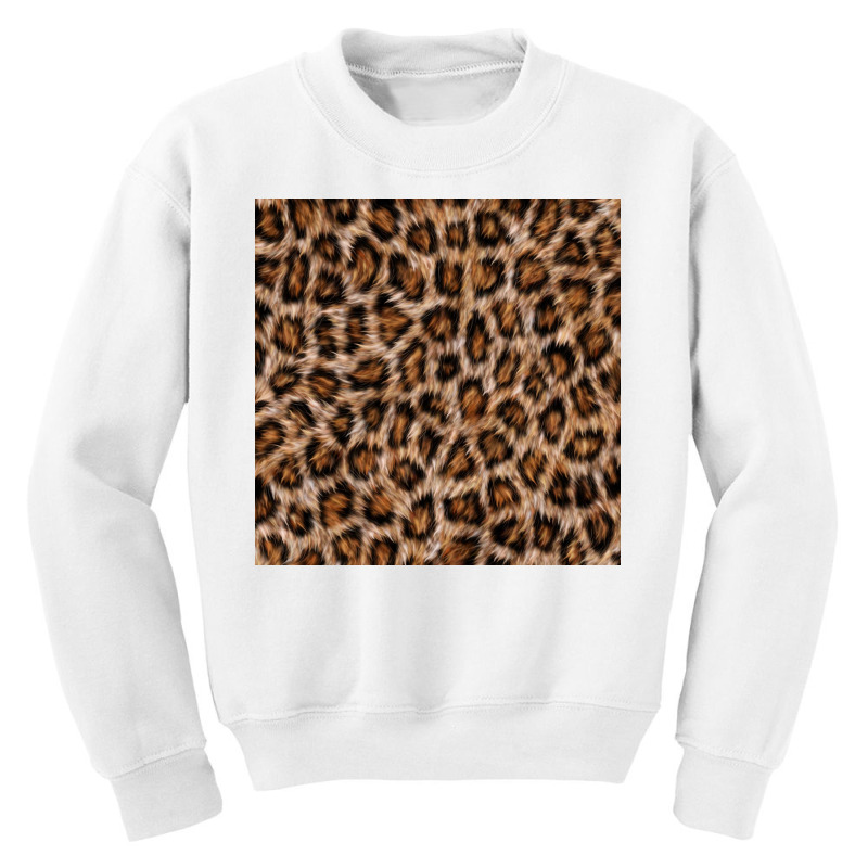 Leopard Skin Texture Pattern Youth Sweatshirt | Artistshot