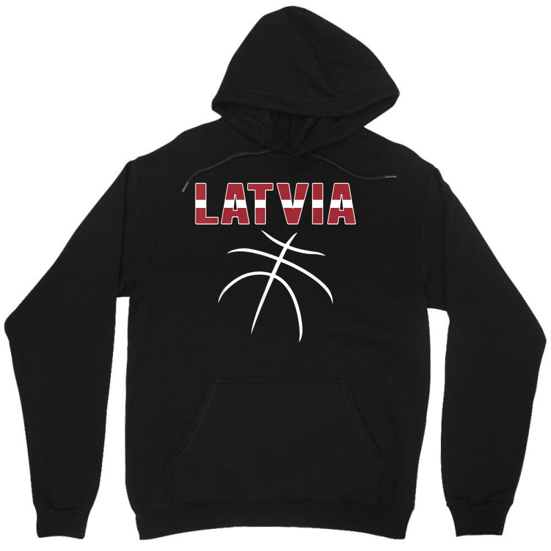 Latvia Basketball Lovers Jersey   Latvian Flag Summer Sports T Shirt Unisex Hoodie by ranmarbunathoo90 | Artistshot