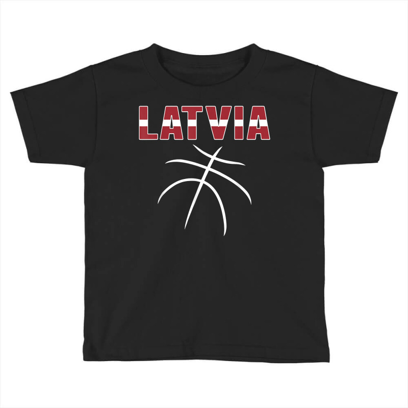 Latvia Basketball Lovers Jersey   Latvian Flag Summer Sports T Shirt Toddler T-shirt | Artistshot