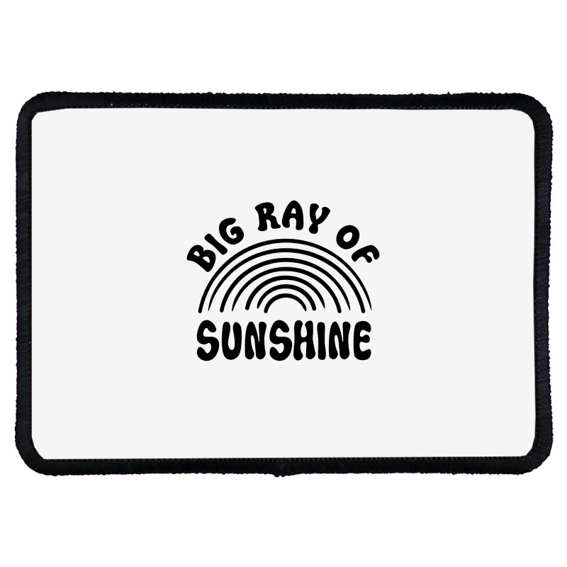 Big Ray Of Sunshine Rectangle Patch by Nicole Tees | Artistshot